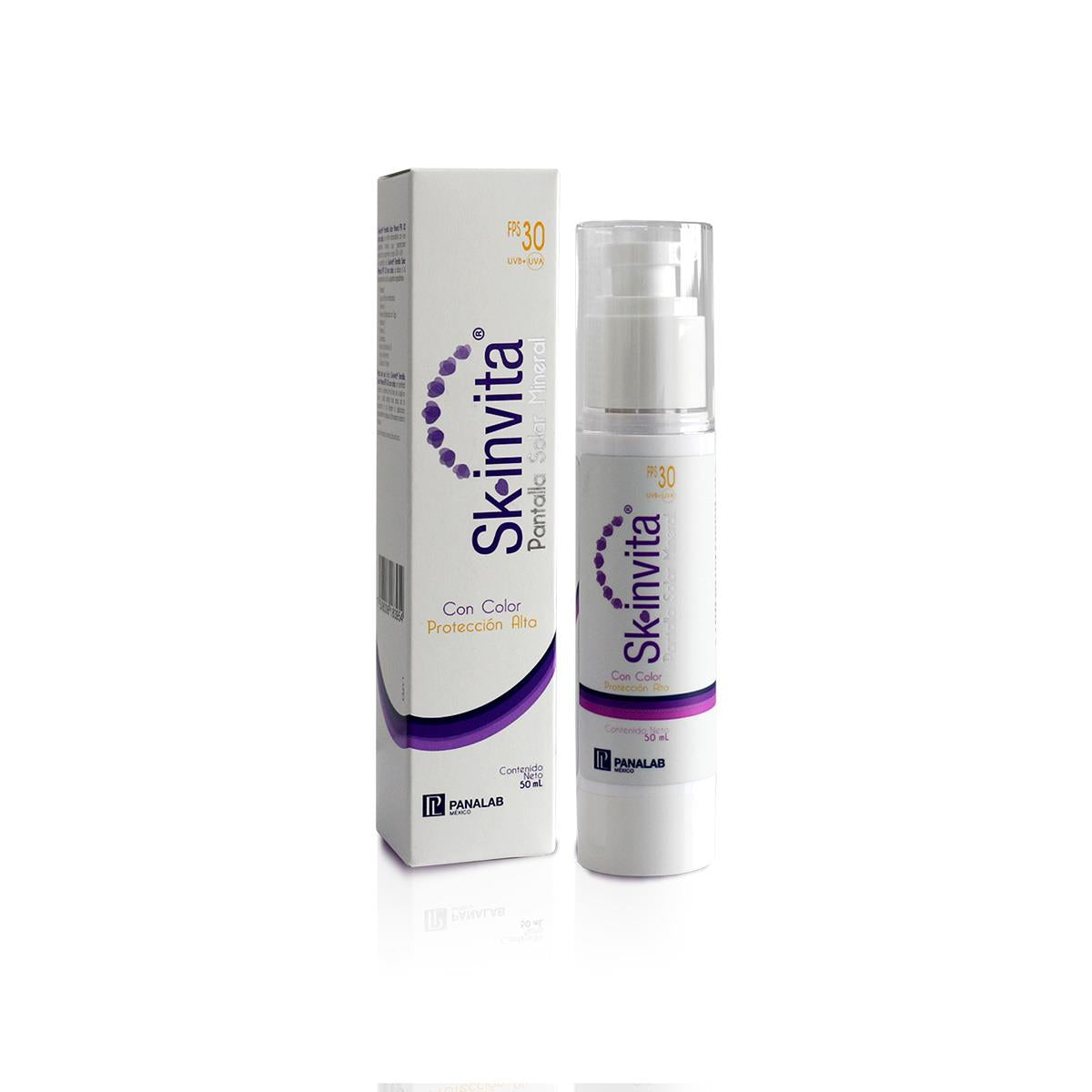 Sk-Invita Pantalla Solar Mineral Fps30 Color+ 50 G