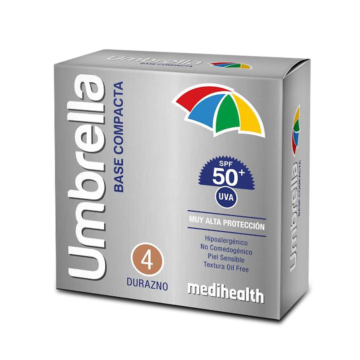 Umbrella Base Compacta 50+ Tono Durazno