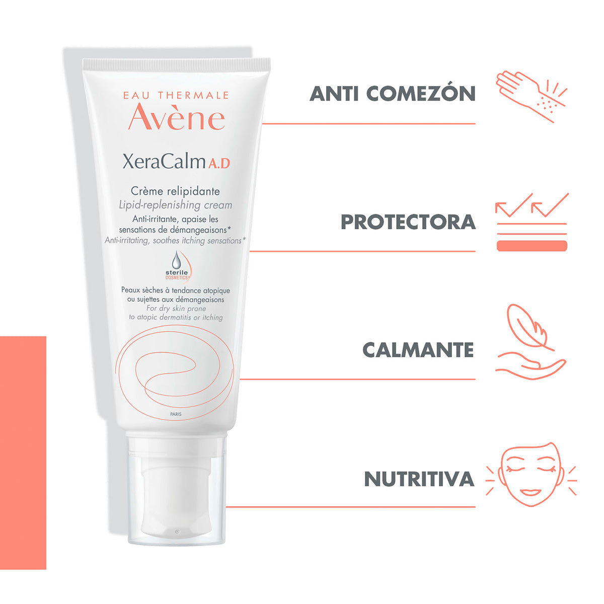 Xeracalm A.D Crema Relipidizante 200 Ml