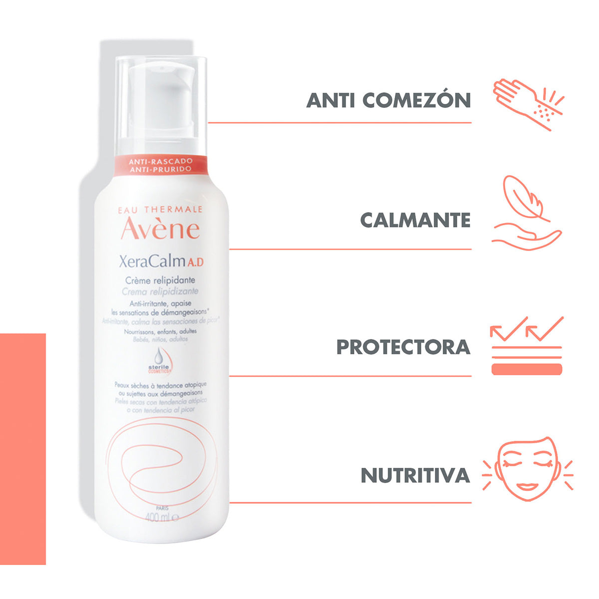 Xeracalm A.D Crema Relipidizante 400 Ml