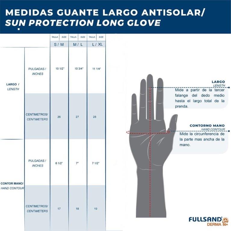 Guante Unisex Con Protección Solar S/M 1 par