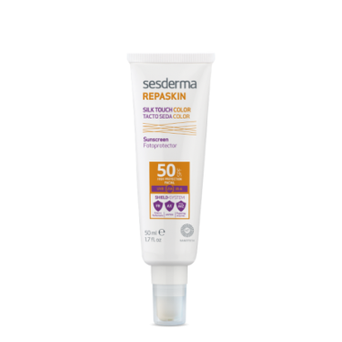 Repaskin facial SPF50 Tacto Seda+Color 50ml